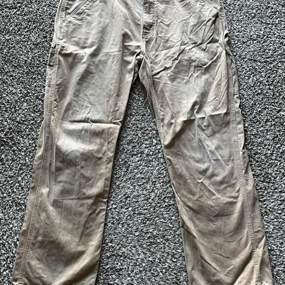 Tan Carhartt Carpenter Pants Mens 36x32 - Picture 1 of 6